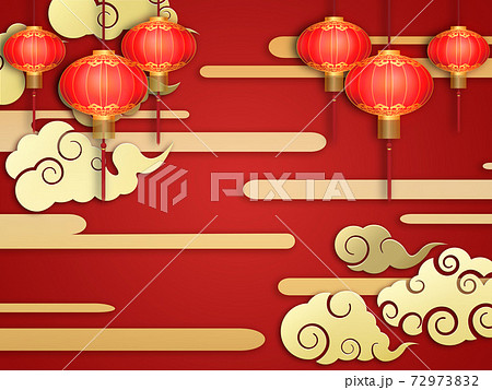 中国紅ランタン 72973832