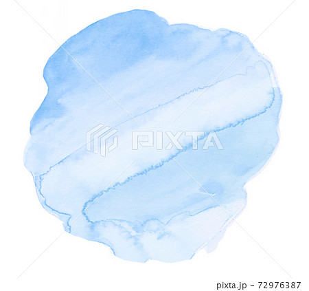 水彩 カラーパレット 素材 テクスチャ 背景 背景素材 青 水彩絵具のイラスト素材