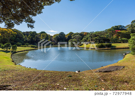 東京庭園巡り、特別名勝　本郷駒込六義園　 72977948