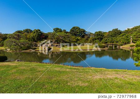 東京庭園巡り、特別名勝　本郷駒込六義園　 72977968