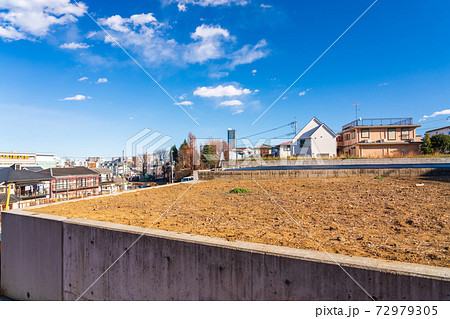 高台の造成地から見る市街風景 高台の造成地から見る市街風景 72979305