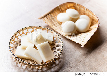 おもち・丸餅と角餅 おもち・丸餅と角餅 72981293