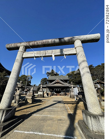 さいたま市　秋葉神社の鳥居 72982864