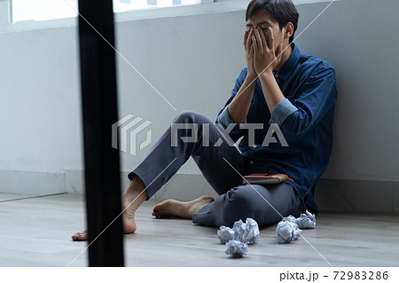 Man sadness, writer Man sadness, writer 72983286