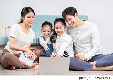 Family at home 72983293