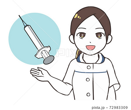 女性医師 注射器 女性医師 注射器 72983309