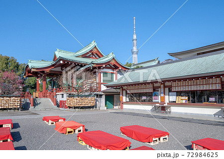 「東京都」亀戸天満宮 「東京都」亀戸天満宮 72984625