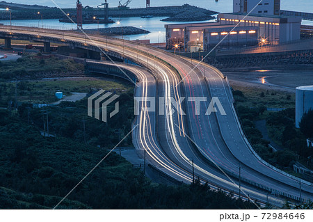 ナイトシーン 夕映 夜景 72984646