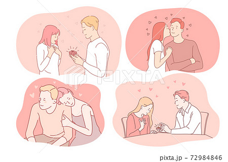 Love, dating, proposal, engagement, relationship, togetherness, couple concept 72984846