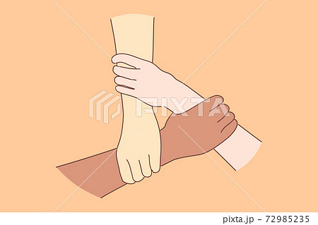Tolerance, multiracial group, antiracism concept 72985235