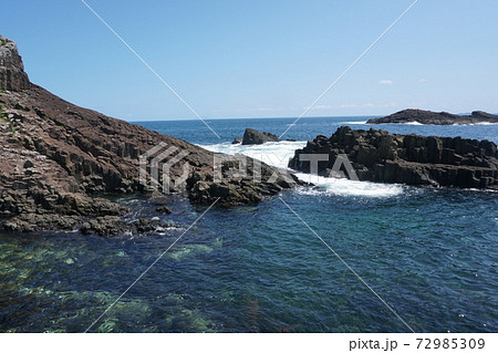 柱状節理の海岸 72985309