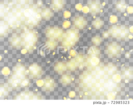 Glowing light on a transparent background. Glowing particles, magic glow. Sparkling light. Vector illustration Glowing light on a transparent background. Glowing particles, magic glow. Sparkling light. Vector illustration 72985323