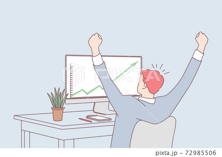 Development, success, achievement in business concept 72985506