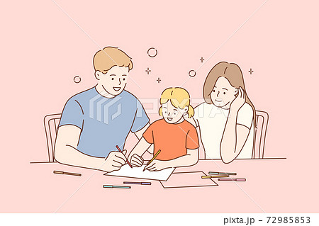 People spending time together with favourite hobby concept 72985853