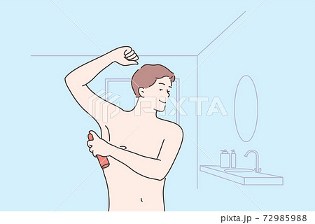 Health, care, morning, smell concept Health, care, morning, smell concept 72985988