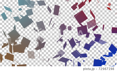 CG Square Colorful square confetti CG Square Colorful square confetti 72987198