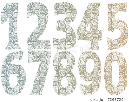 数字気泡緩衝材白っぽい 72987294