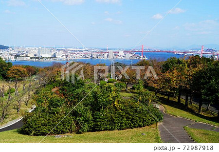 都島展望公園から見た若戸大橋 都島展望公園から見た若戸大橋 72987918