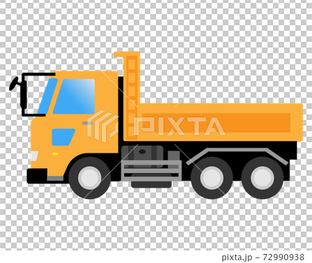 ダンプカー トラックのイラスト素材