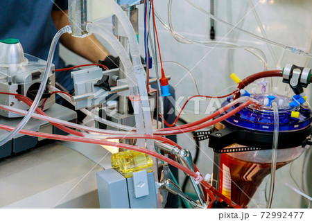 Operating room for during heart surgery lung machine in apparatus circulation blood heart Operating room for during heart surgery lung machine in apparatus circulation blood heart 72992477