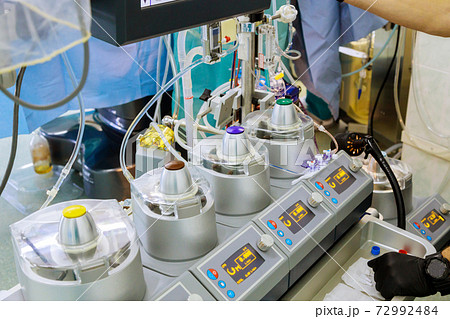 Artificial blood circulation apparatus during the heart surgery working ecmo machine in intensive care Artificial blood circulation apparatus during the heart surgery working ecmo machine in intensive care 72992484