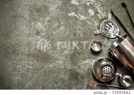 Set for cocktails shaker. 72993681