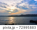 夕日と海 72995883