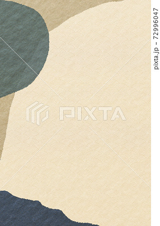 イラスト素材 抽象 アブストラクト 和風 和紙 紙 背景素材 和柄 青海波模様 イラスト素材 抽象 アブストラクト 和風 和紙 紙 背景素材 和柄 青海波模様 72996047