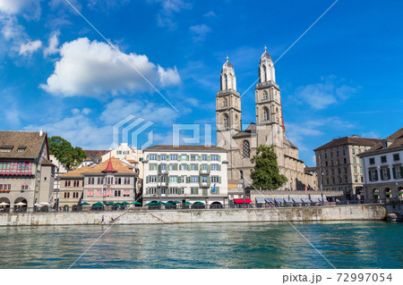 Grossmunster church in Zurich 72997054