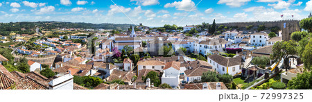 Panoramic view of Obidos 72997325