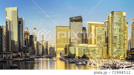 Panorama of Dubai marina Panorama of Dubai marina 72998512