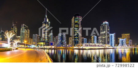 Panorama of Dubai marina Panorama of Dubai marina 72998522