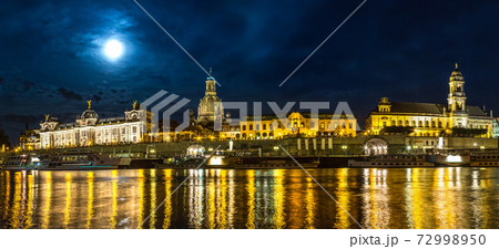 Dresden in night 72998950