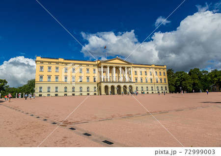 Royal Palace  in Oslo, Norway 72999003
