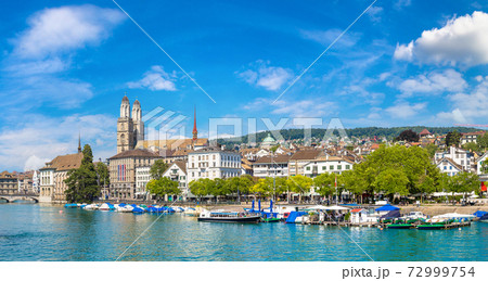 Panoramic view of Zurich 72999754