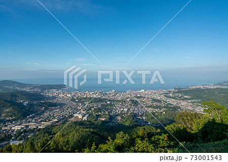 小樽天狗山から見る小樽市街の風景 73001543