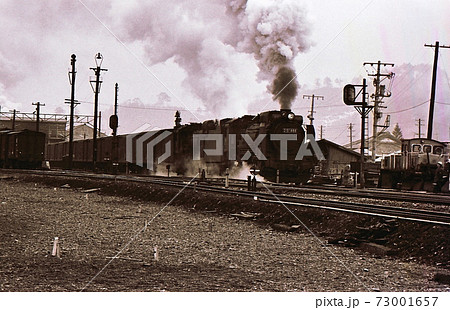 昭和43年 D51重連発車 東北本線 沼宮内 昭和43年 D51重連発車 東北本線 沼宮内 73001657