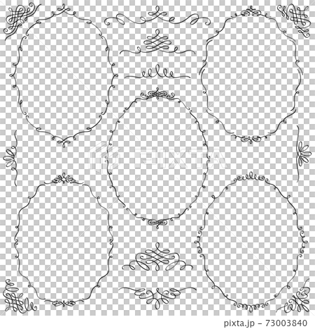 Calligraphy decorative frameset Calligraphy decorative frameset 73003840