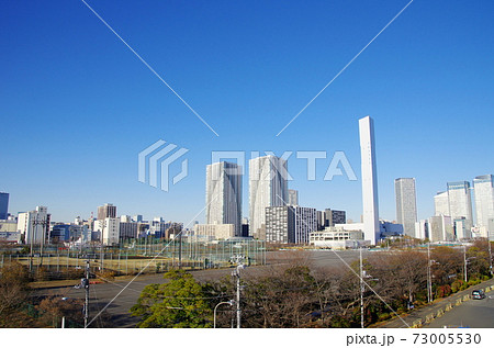 建設前の東京オリンピック選手村予定地 73005530