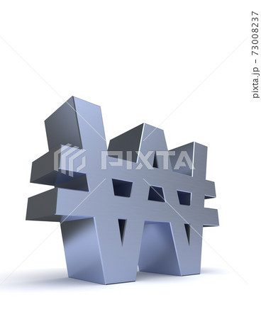 Korean Won Signのイラスト素材 [73008237] - PIXTA