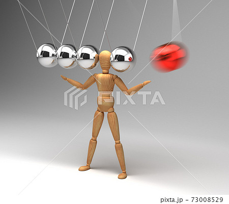 Newton's Cradle With People Newton's Cradle With People 73008529