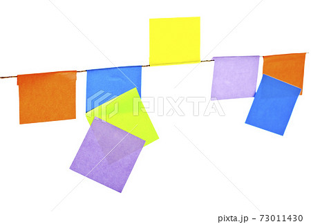 Many colored postit stickers 73011430