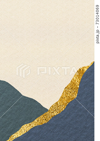 イラスト素材 抽象 アブストラクト 和風 和紙 紙 背景素材 和柄 青海波模様 金色 イラスト素材 抽象 アブストラクト 和風 和紙 紙 背景素材 和柄 青海波模様 金色 73014069