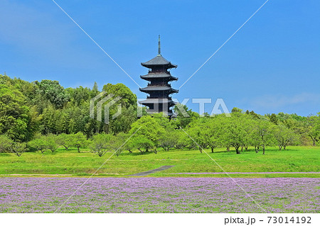 【岡山県】備中国分寺の五重塔 73014192