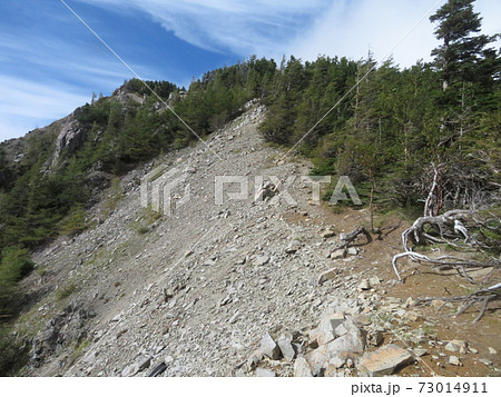 布引山近くのガレ場 布引山近くのガレ場 73014911