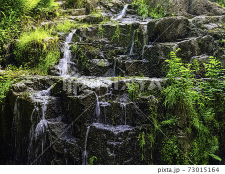 La Petite Cascade - The Little Waterfall of the Cance and Canon rivers - Le Neufbourg, France La Petite Cascade - The Little Waterfall of the Cance and Canon rivers - Le Neufbourg, France 73015164