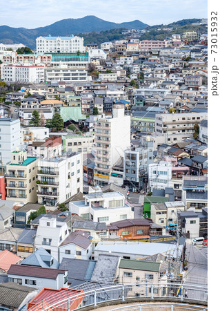 坂の町 長崎の風景の写真素材