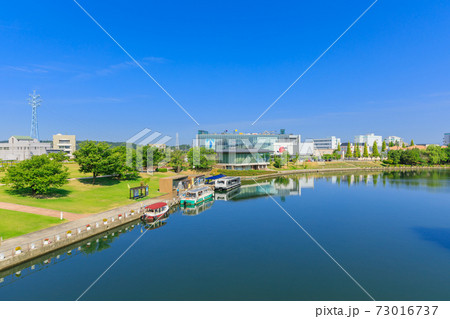 富山市_快晴の環水公園 富山市_快晴の環水公園 73016737