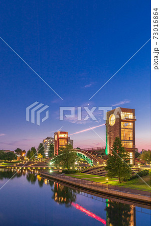 富山市_環水公園の絶景夜景 73016864