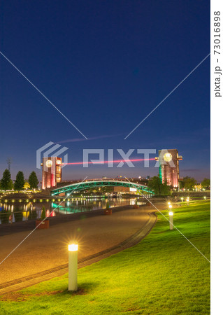 富山市_環水公園の絶景夜景 73016898